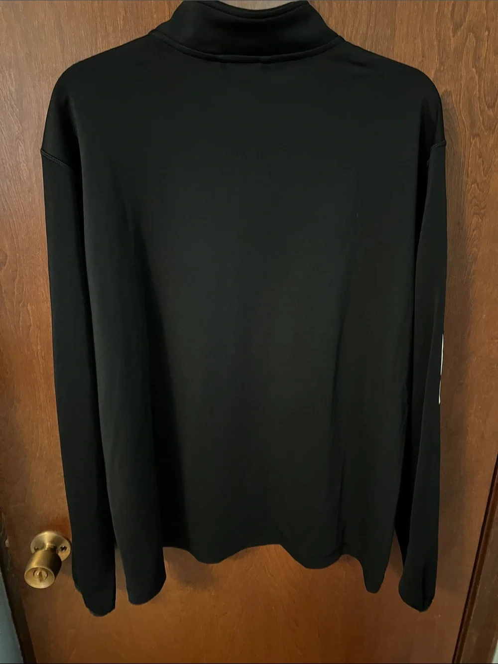 adidas Black Nebraska Quarter-Zip Pullover with Red 'Huskers' Script